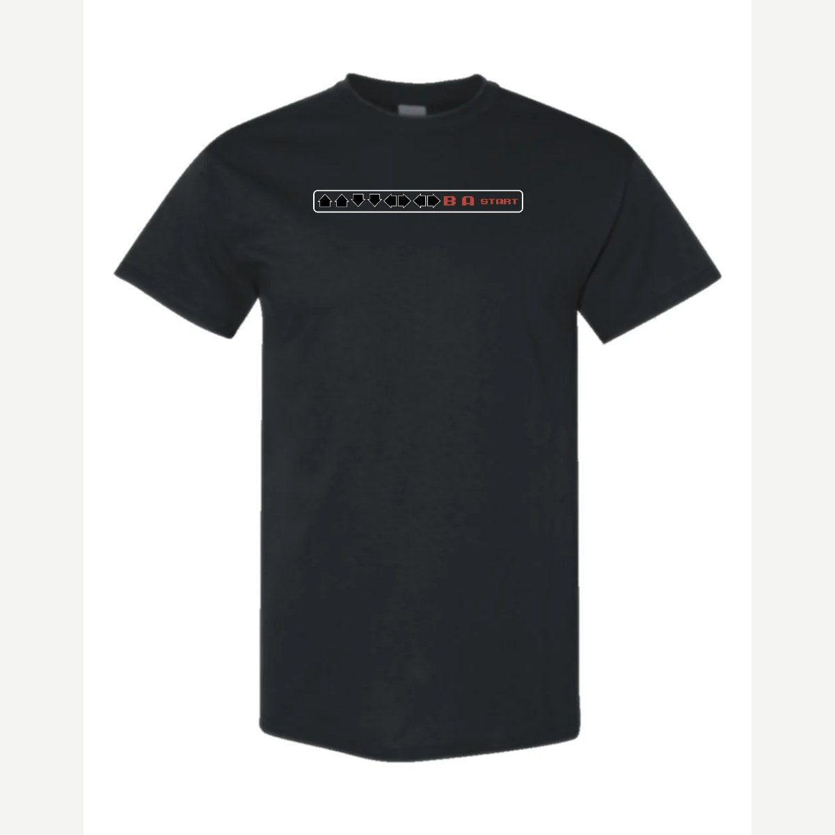 Cheat Code (↑↑↓↓←→←→ B A Start) — Classic Tee / Black
