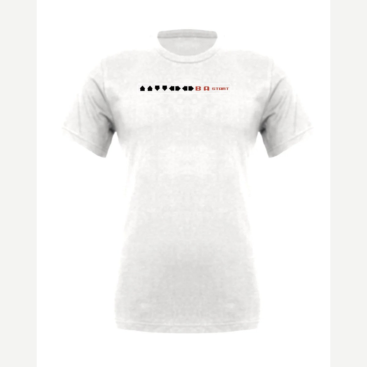 Cheat Code (↑↑↓↓←→←→ B A Start) — Premium Tee / White