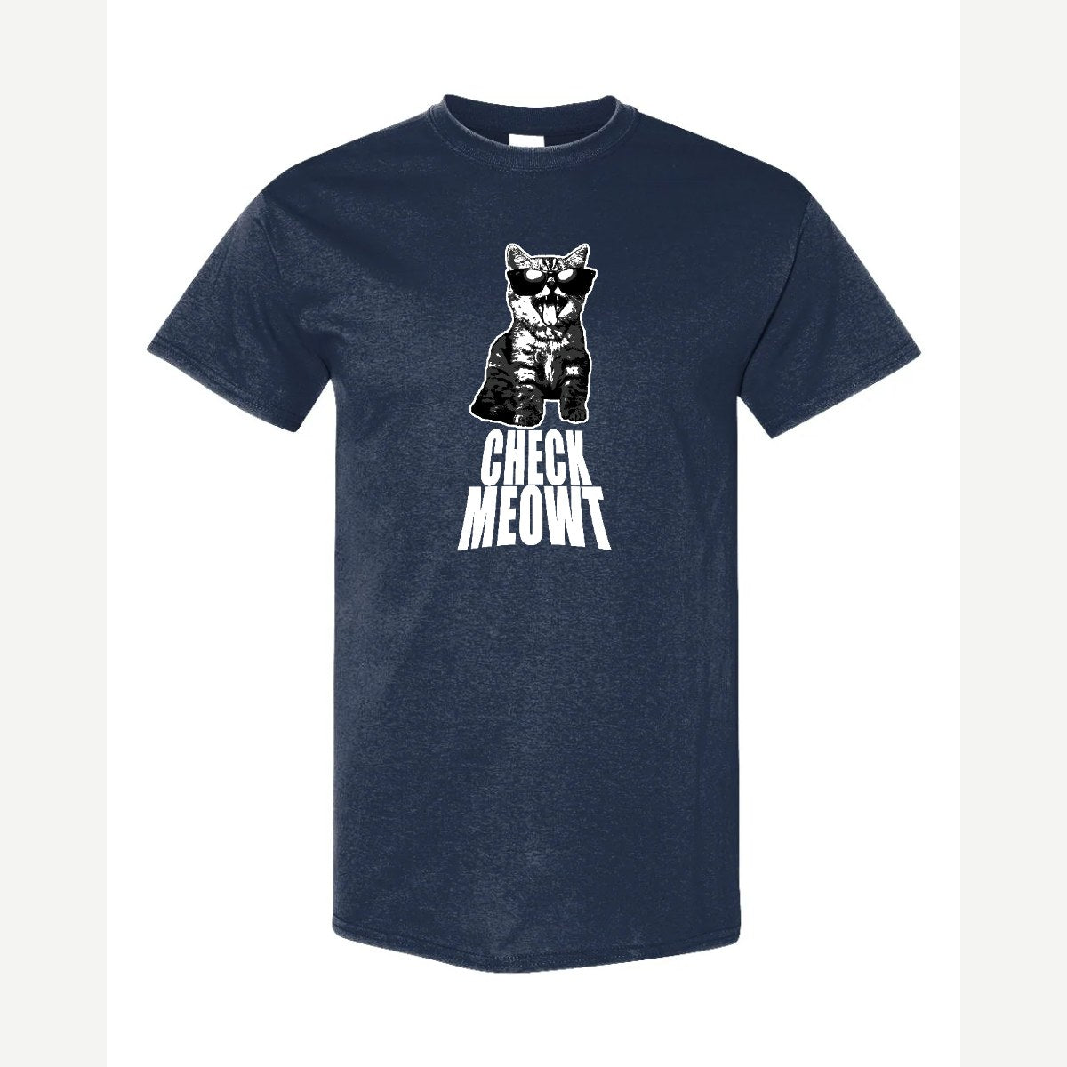 Check Meowt — Classic Tee / Navy