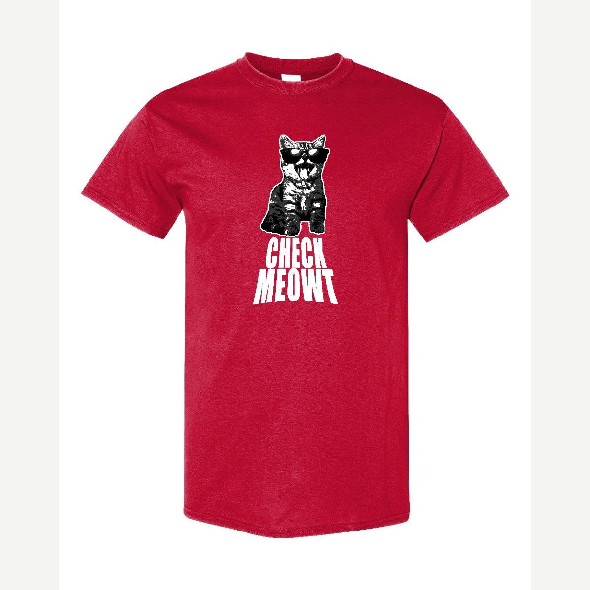 Check Meowt — Classic Tee / Red