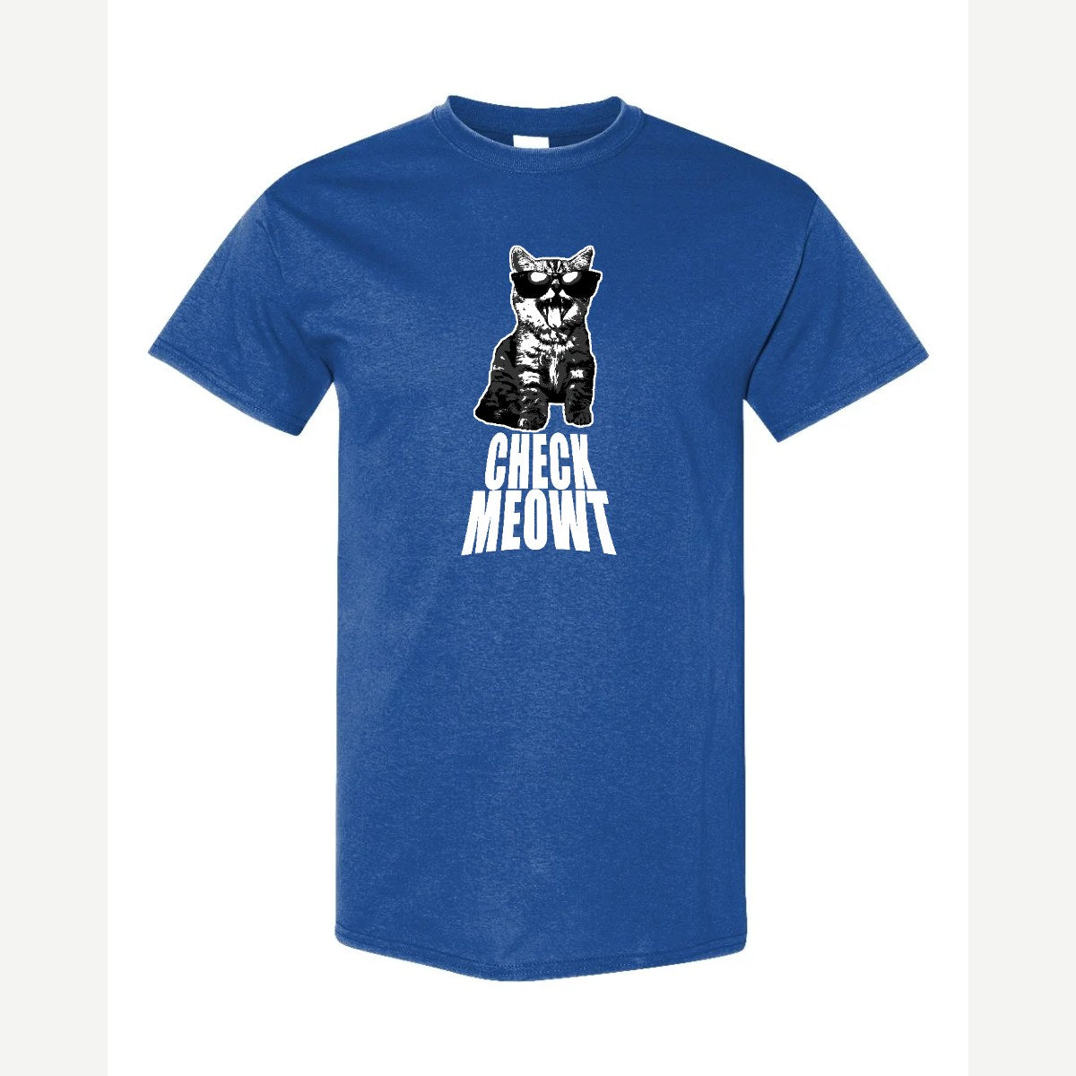 Check Meowt — Classic Tee / Royal