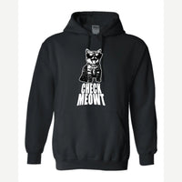 Check Meowt — Hoodie / Black
