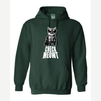 Check Meowt — Hoodie / Forest Green