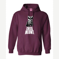 Check Meowt — Hoodie / Maroon