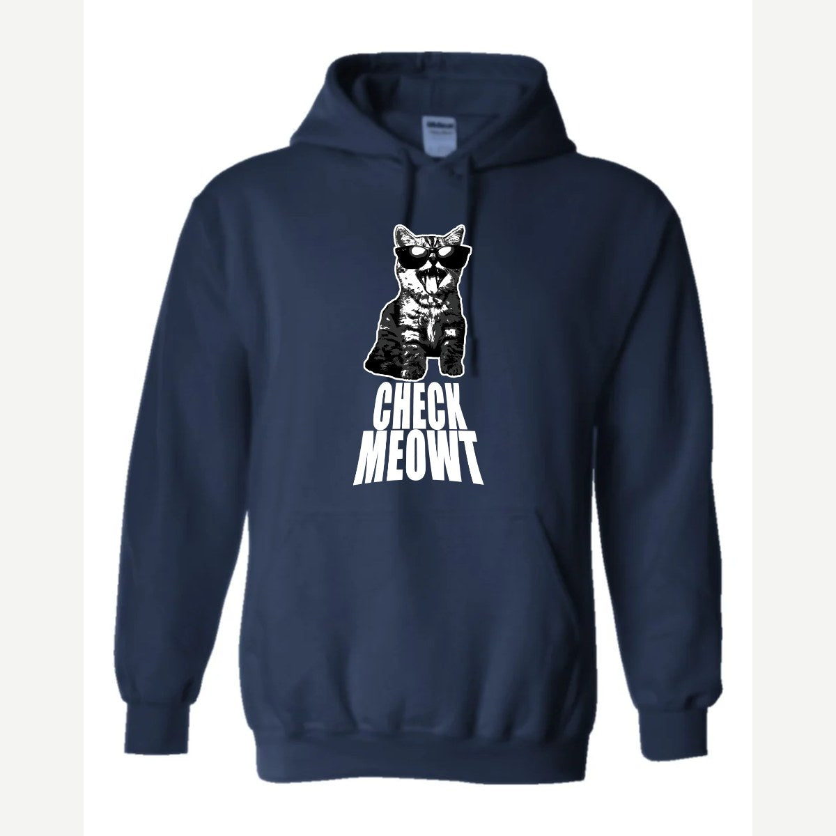 Check Meowt — Hoodie / Navy
