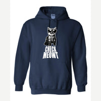Check Meowt — Hoodie / Navy
