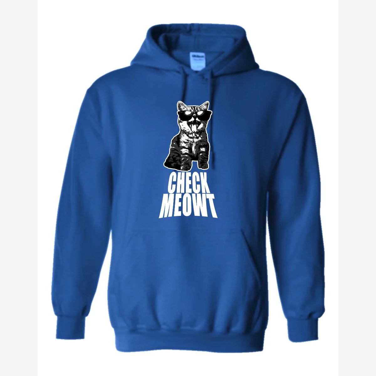 Check Meowt — Hoodie / Royal
