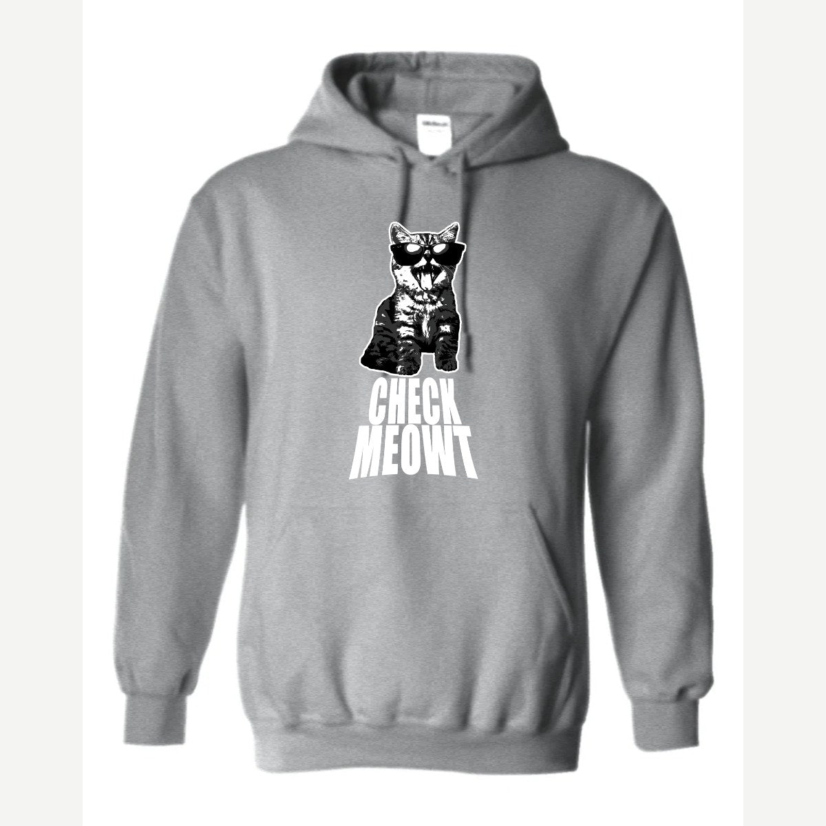 Check Meowt — Hoodie / Sport Grey