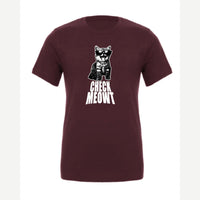 Check Meowt — Premium Tee / Maroon