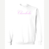 Chocoholic — Crewneck Sweatshirt / White