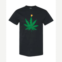 Christmas Tree Leaf — Classic Tee / Black