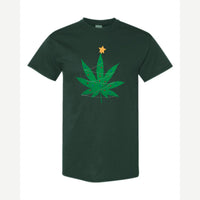Christmas Tree Leaf — Classic Tee / Forest Green