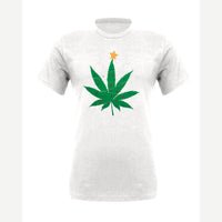 Christmas Tree Leaf — Premium Tee / White
