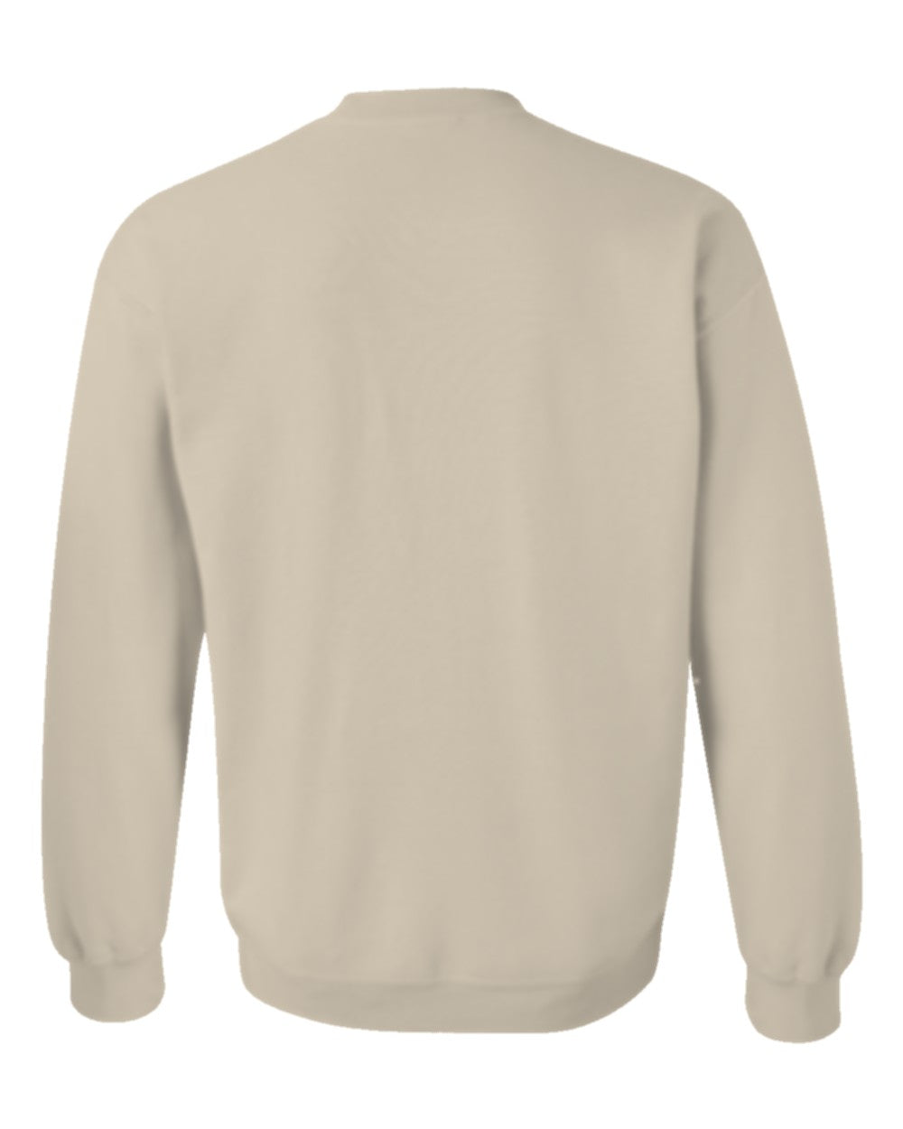 Classic Custom Crewneck Sweatshirt (Gildan 18000) - Sand (back)