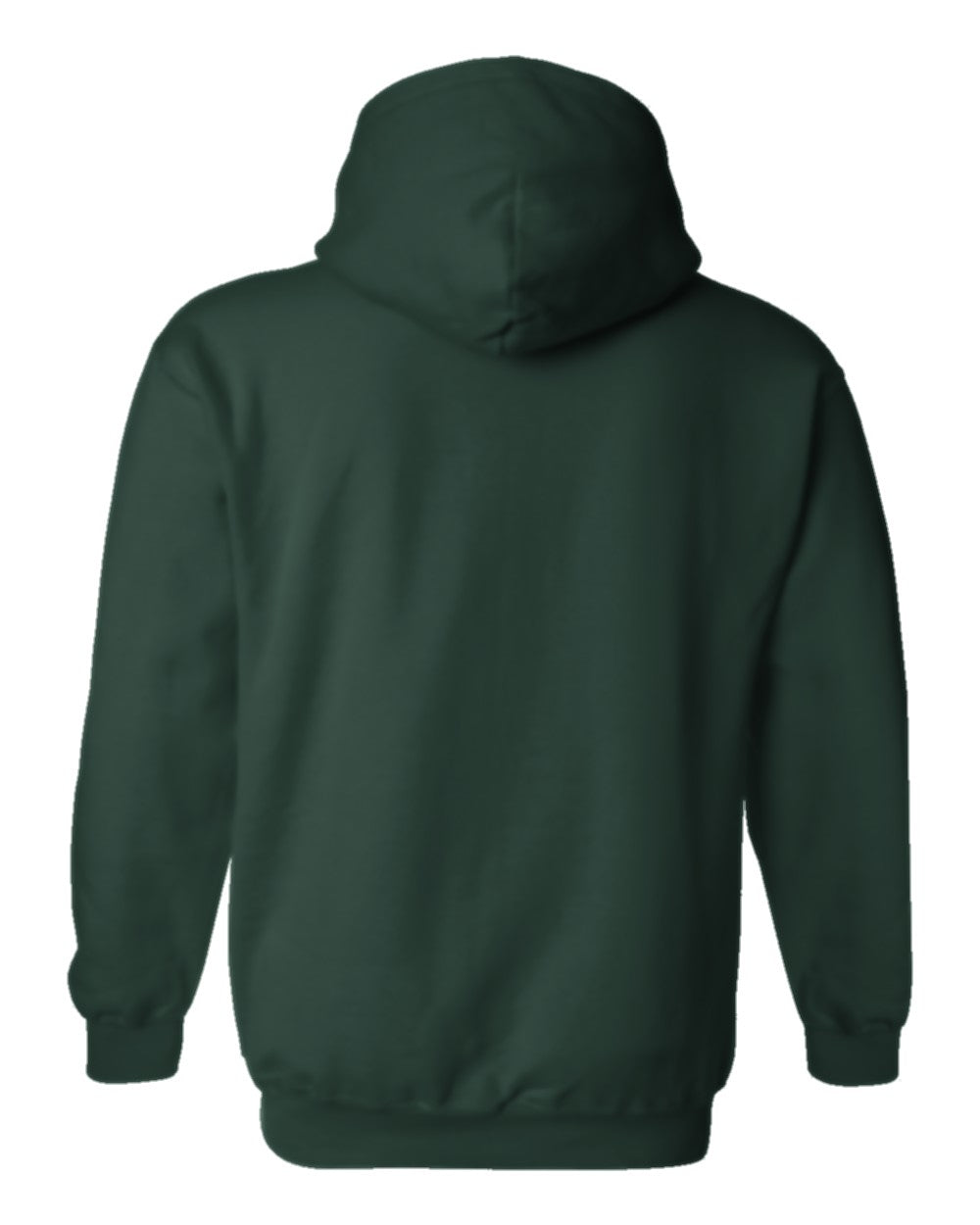 Classic Custom Hoodie (Gildan 18500) - Forest Green (back)
