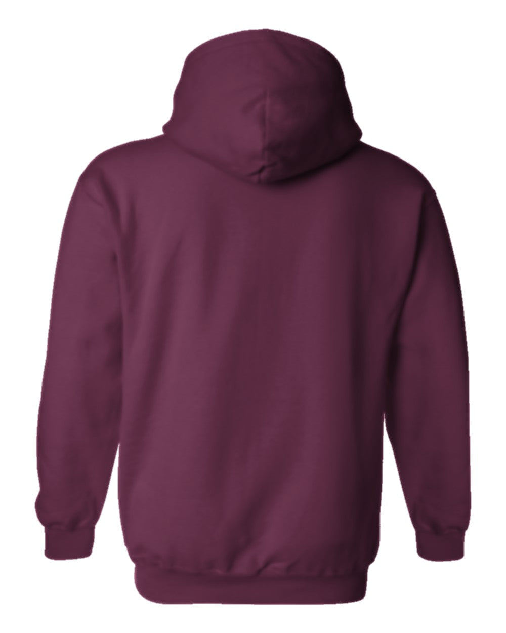 Classic Custom Hoodie (Gildan 18500) - Maroon (back)