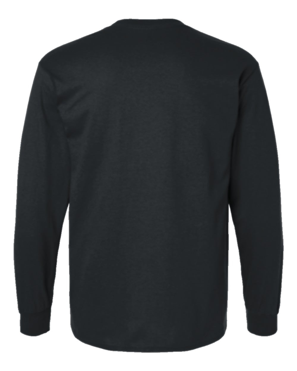 Classic Custom Long Sleeve T-Shirt (Gildan 2400) - Black (back)