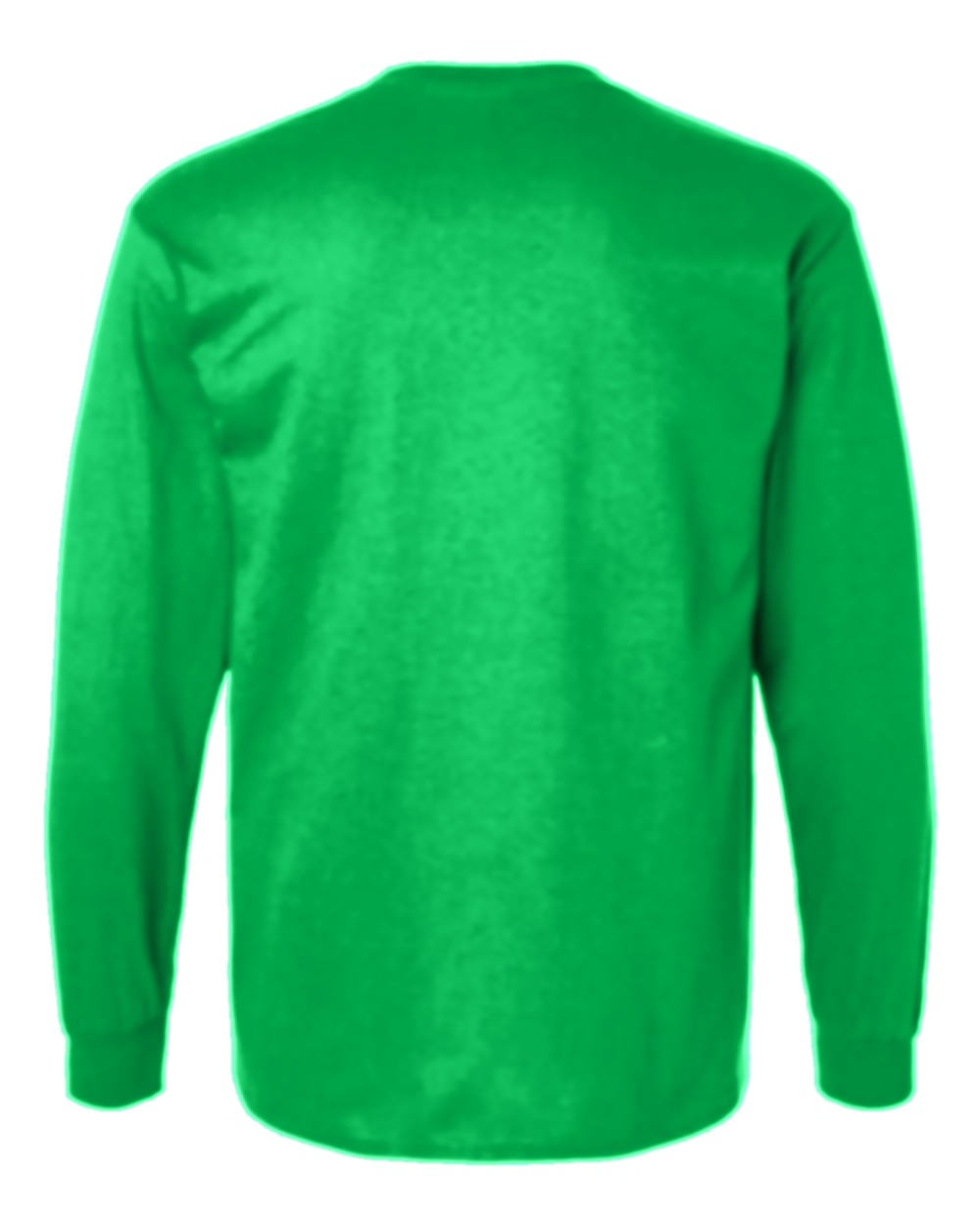 Classic Custom Long Sleeve T-Shirt (Gildan 2400) - Irish Green (back)
