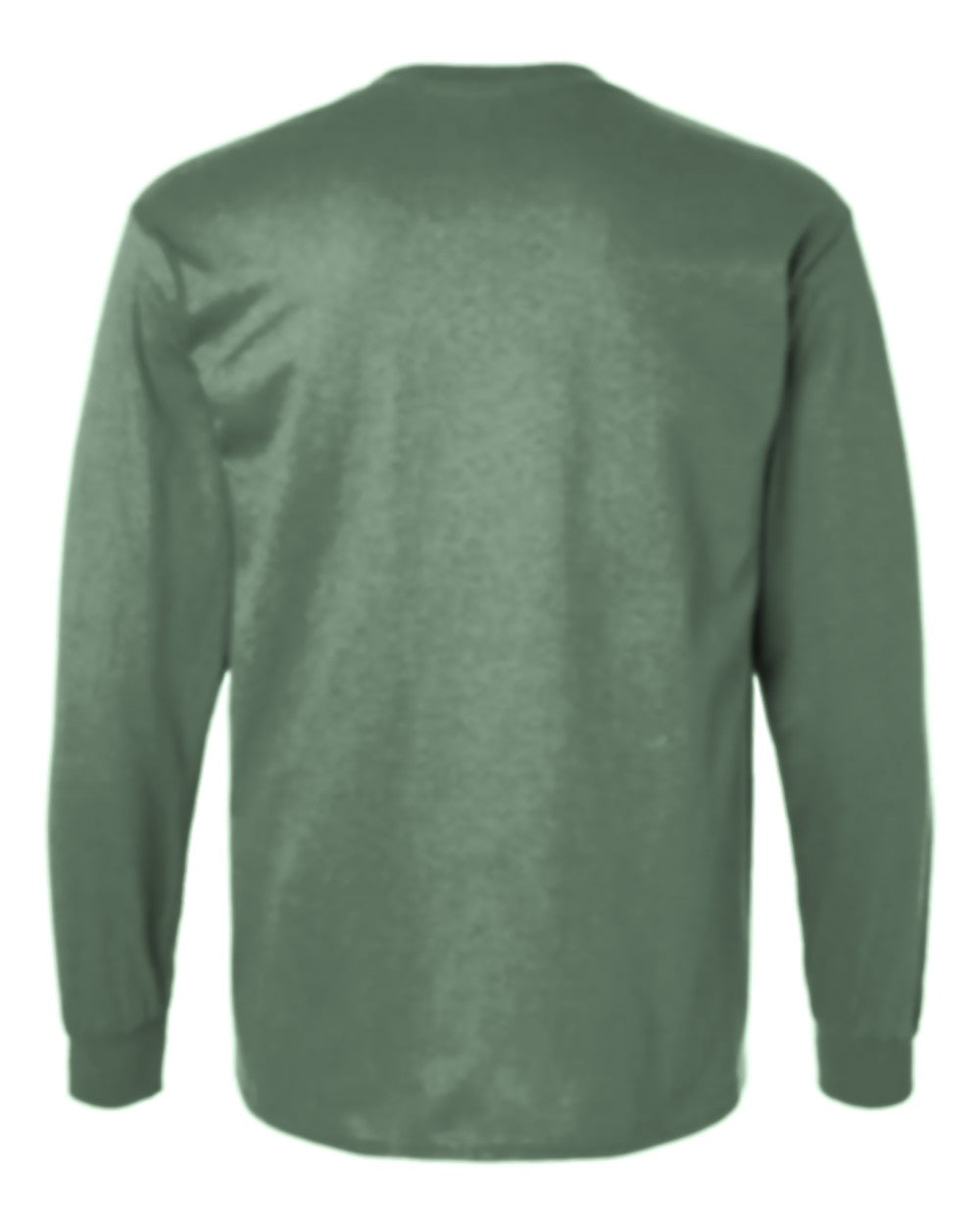 Classic Custom Long Sleeve T-Shirt (Gildan 2400) - Military Green (back)