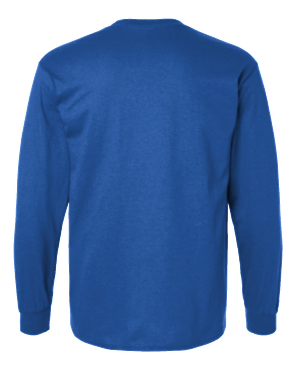 Classic Custom Long Sleeve T-Shirt (Gildan 2400) - Royal (back)