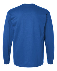 Classic Custom Long Sleeve T-Shirt (Gildan 2400) - Royal (back)