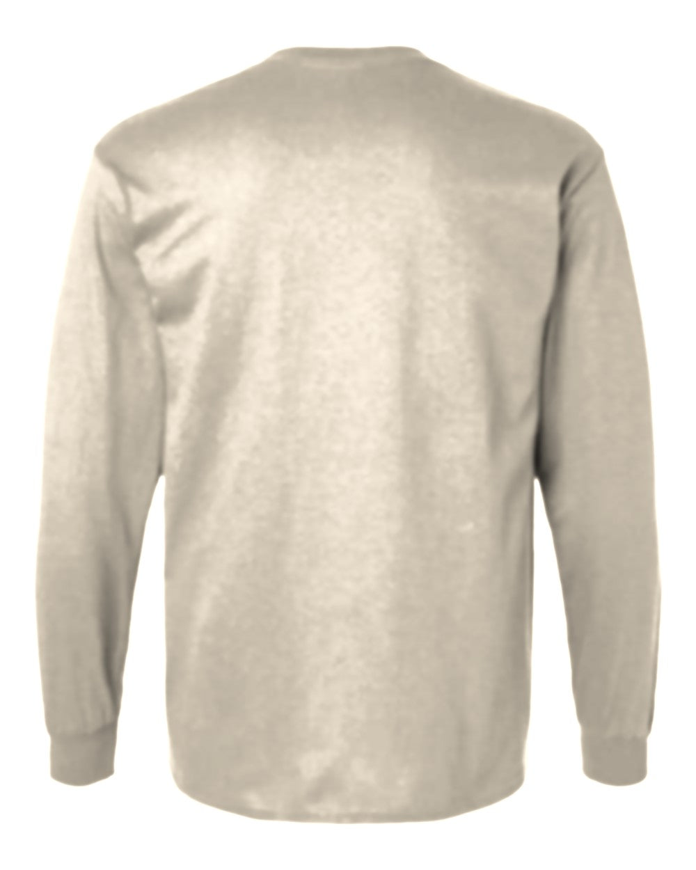 Classic Custom Long Sleeve T-Shirt (Gildan 2400) - Sand (back)