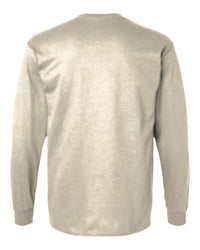 Classic Custom Long Sleeve T-Shirt (Gildan 2400) - Sand (back)