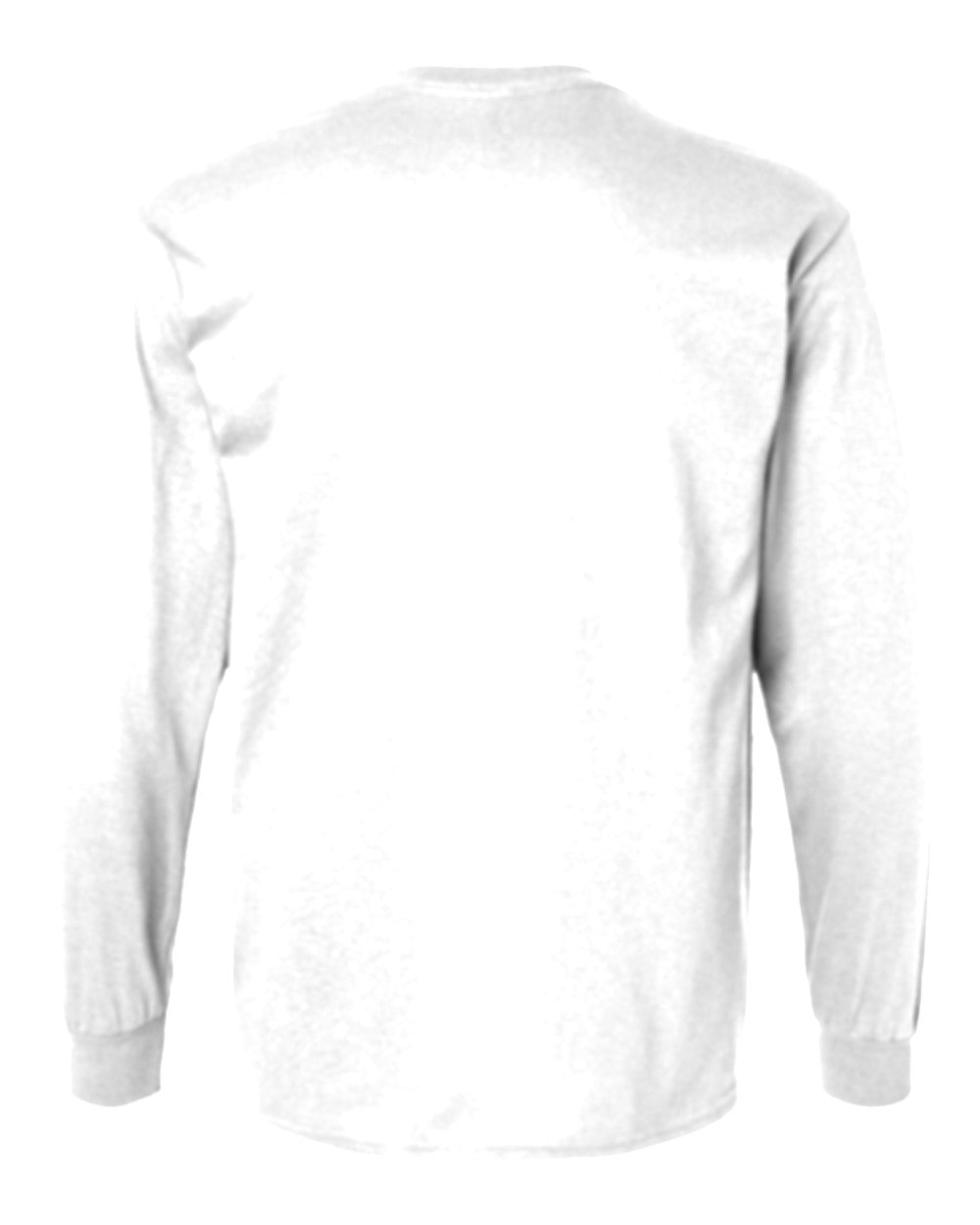 Classic Custom Long Sleeve T-Shirt (Gildan 2400) - White (back)