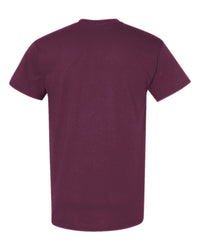 Classic Custom T-Shirt (Gildan 5000) - Maroon (back)