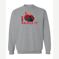 Coal I Earned It — Crewneck Sweatshirt / Sport Grey