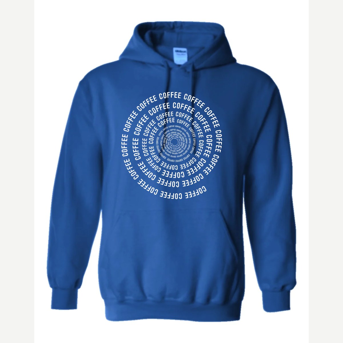 Coffee Spiral — Hoodie / Royal