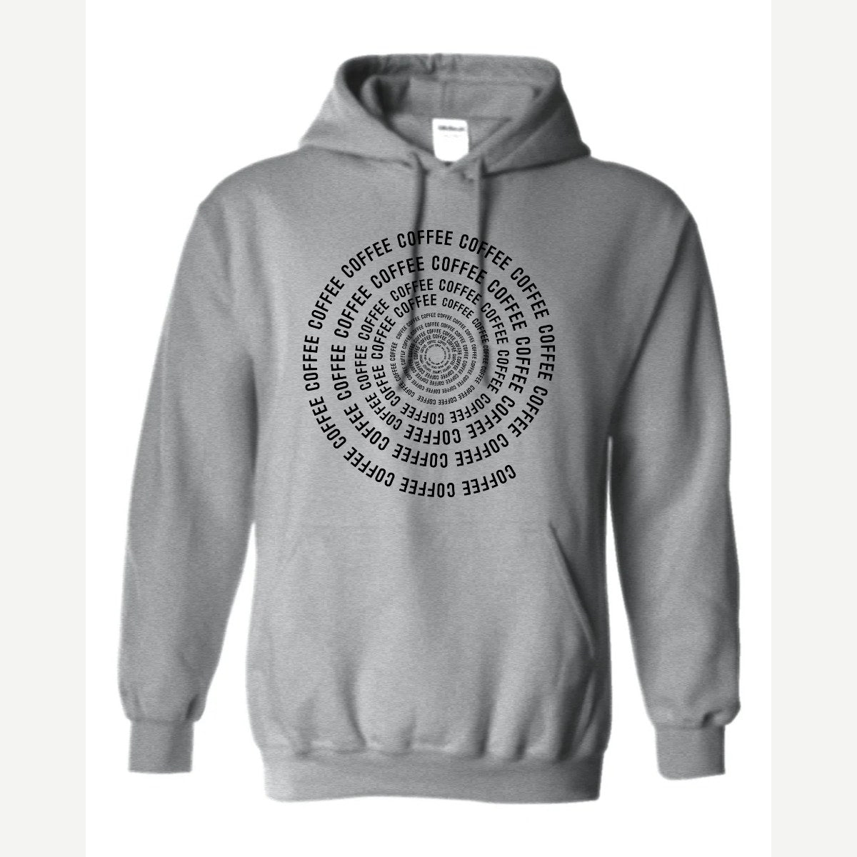 Coffee Spiral — Hoodie / Sport Grey