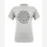 Coffee Spiral — Premium Tee / Athletic Heather