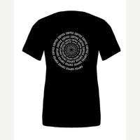 Coffee Spiral — Premium Tee / Black