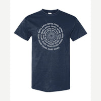 Coffee Spiral — Classic Tee / Navy