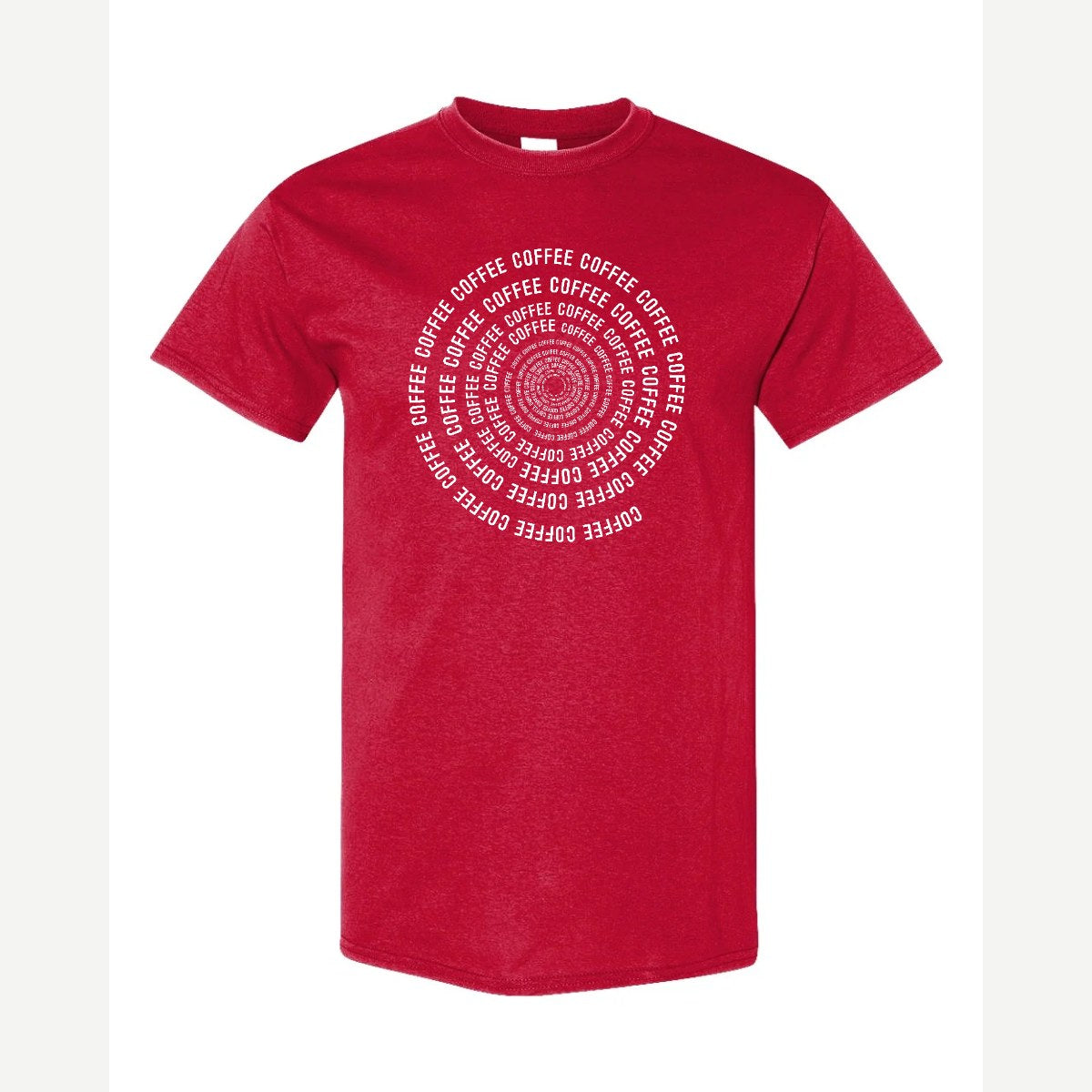 Coffee Spiral — Classic Tee / Red