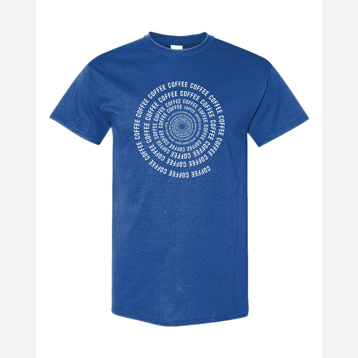 Coffee Spiral — Classic Tee / Royal