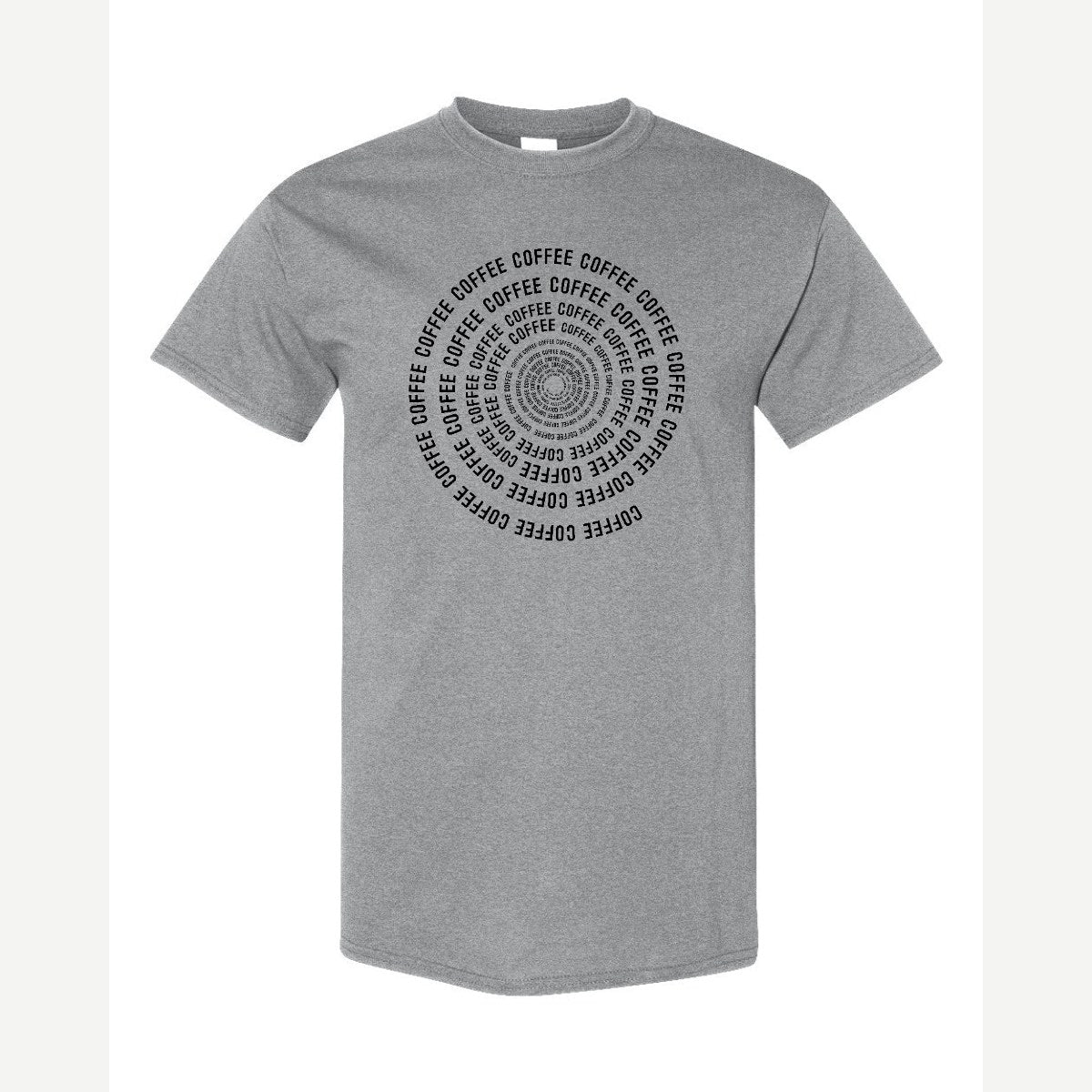 Coffee Spiral — Classic Tee / Sport Grey