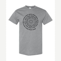Coffee Spiral — Classic Tee / Sport Grey