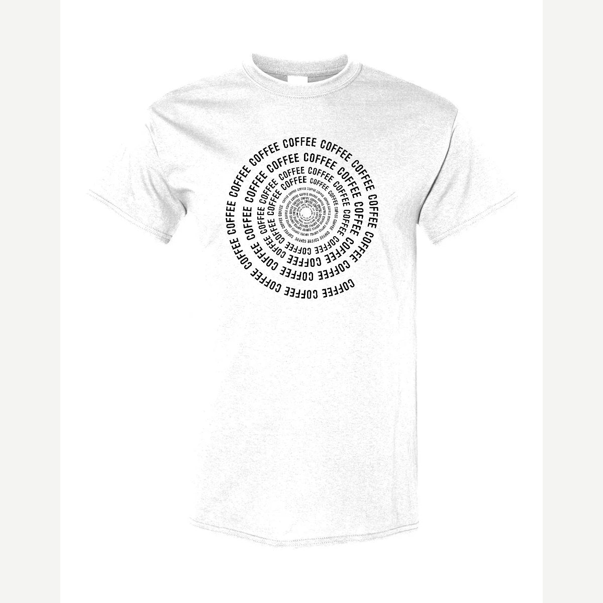 Coffee Spiral — Classic Tee / White
