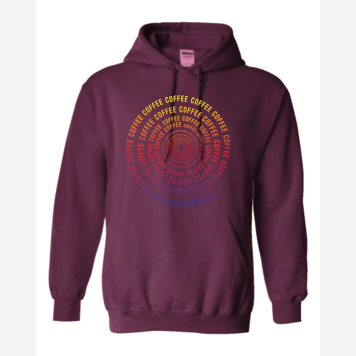 CoffeeCoffeeCoffee — Hoodie / Maroon