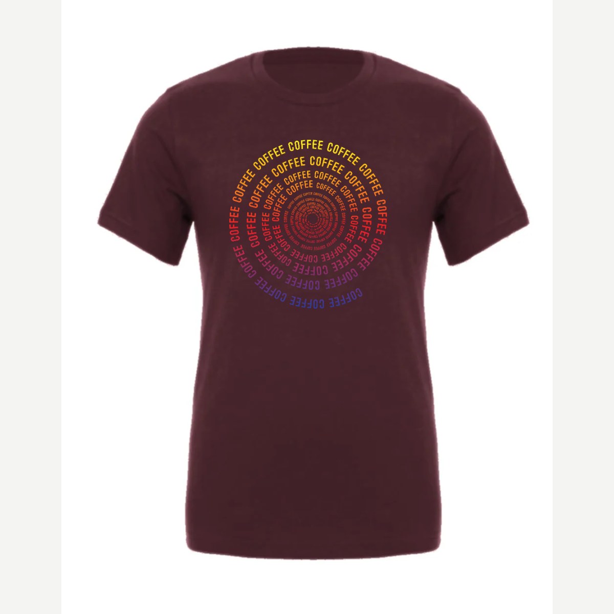 CoffeeCoffeeCoffee — Premium Tee / Maroon