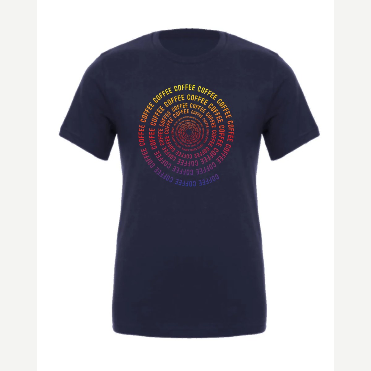 CoffeeCoffeeCoffee — Premium Tee / Navy