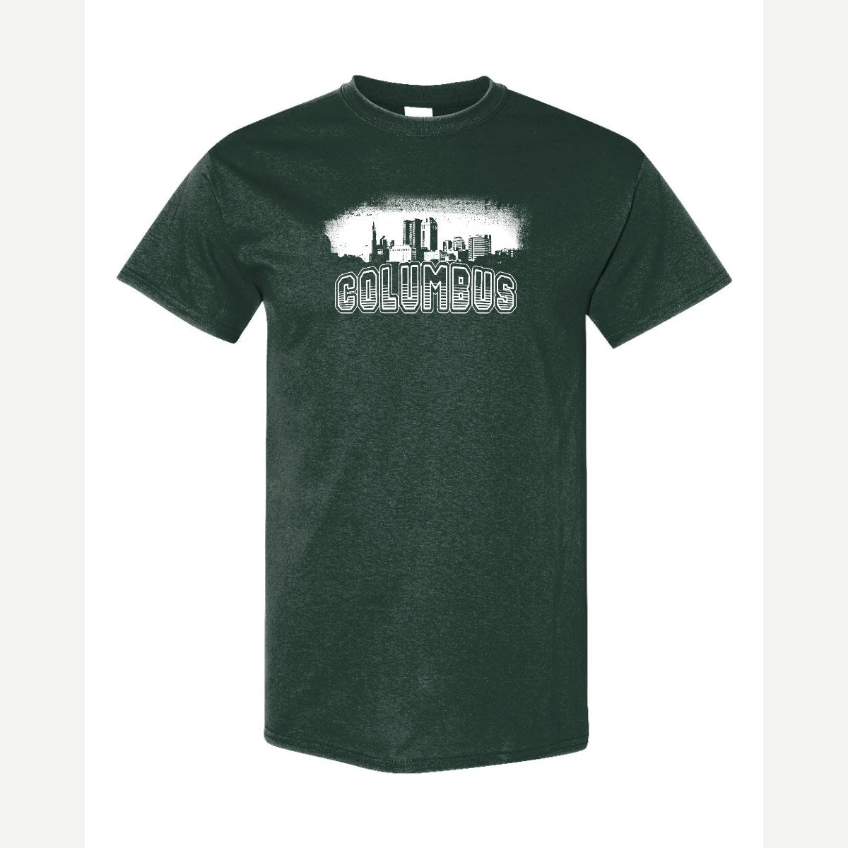Columbus Fan — Classic Tee / Forest Green