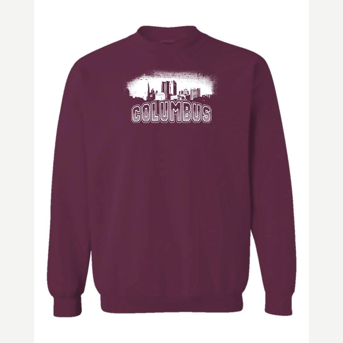 Columbus Fan — Crewneck Sweatshirt / Maroon