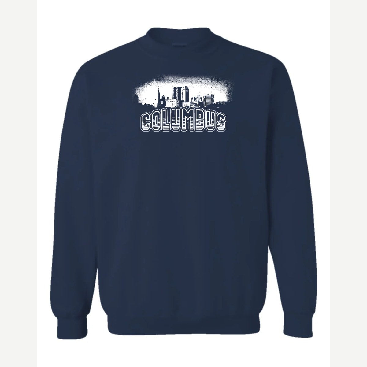 Columbus Fan — Crewneck Sweatshirt / Navy