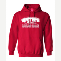 Columbus Fan — Hoodie / Red