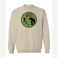 Comma Chameleon — Crewneck Sweatshirt / Sand