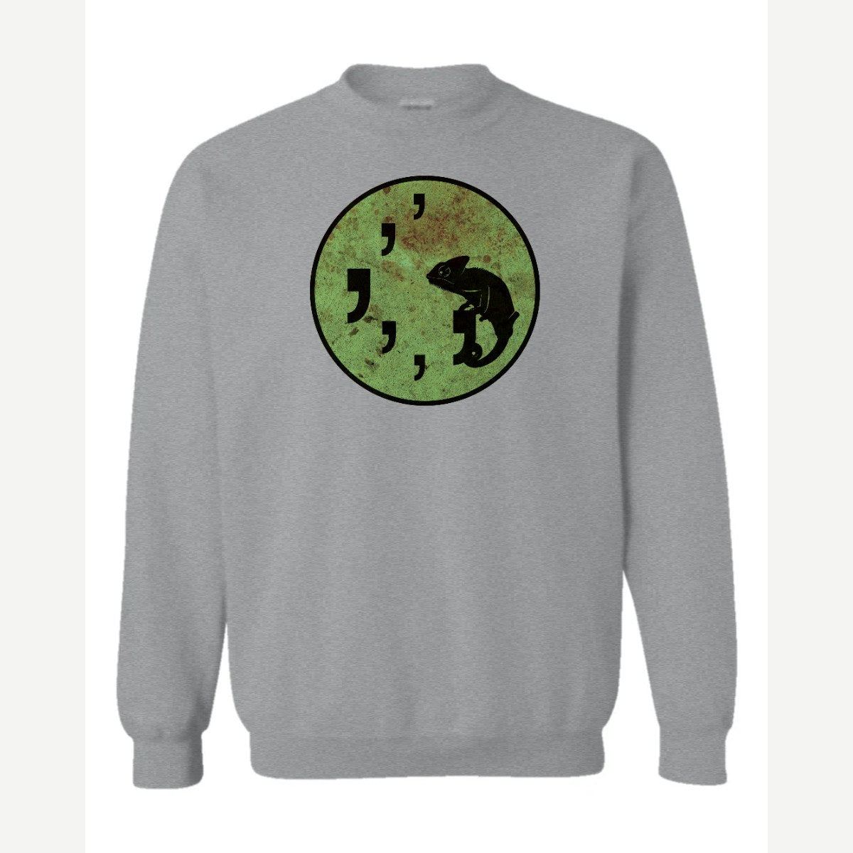Comma Chameleon — Crewneck Sweatshirt / Sport Grey