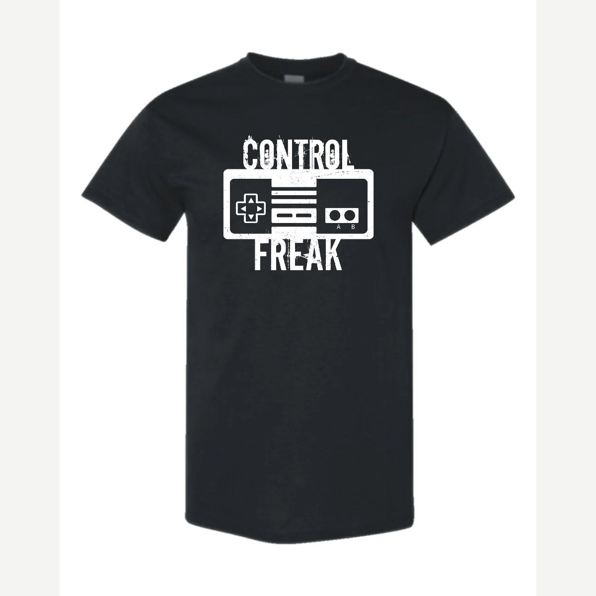 Control Freak (Retro Game Controller) — Classic Tee / Black